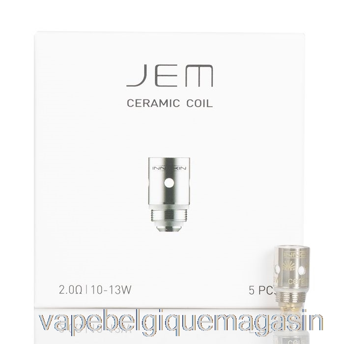 Vape Belgique Innokin Jem/goby Bobines De Remplacement Bobine En Céramique Jem 2.0ohm